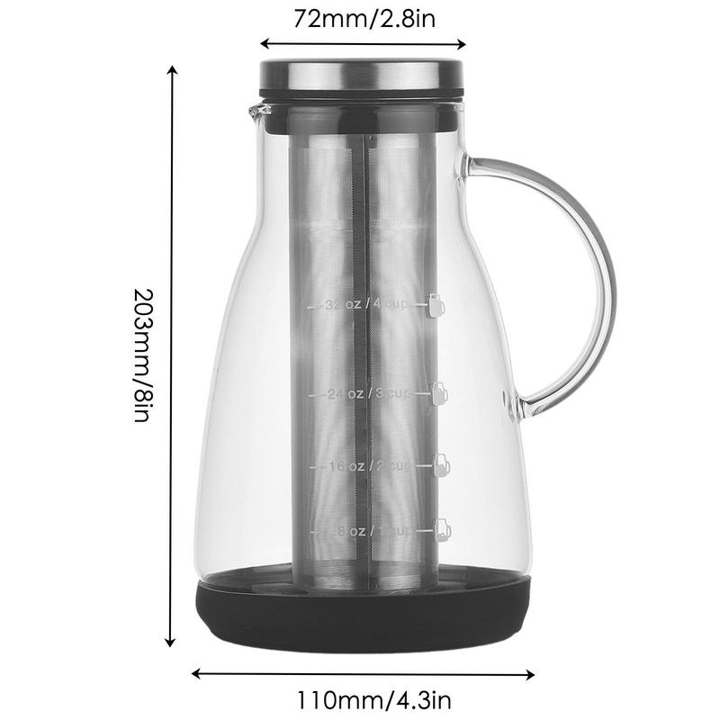 Кофе в зернах Ice Drop Cold BrewPot для домашнего использования, чайник для сока, чая, фильтр, стеклянный чайник, удобное использование, обслуживание вечеринок, большая емкость, доступный
Кофе в зернах Ice Drop Cold BrewPot для домашнего использования, чайник для сока, чая, фильтр, стеклянный чайник, удобное использование, обслуживание вечеринок, большая емкость, доступный
