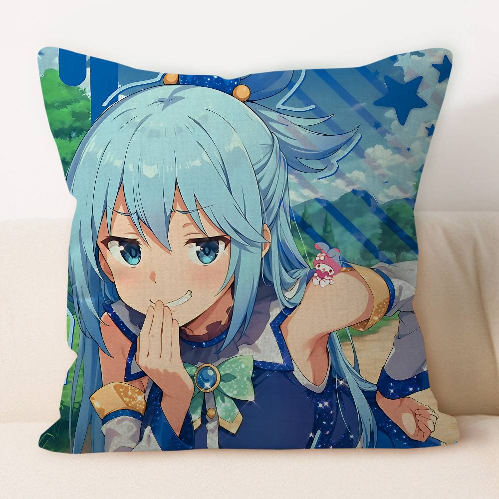 Aqua Konosuba Anime Cushion Cover Pillowcase Upholstery Sofa Throw Pillow Home Decor Pillowcas 12x12Inch
Aqua Konosuba Anime Cushion Cover Pillowcase Upholstery Sofa Throw Pillow Home Decor Pillowcas 12x12Inch