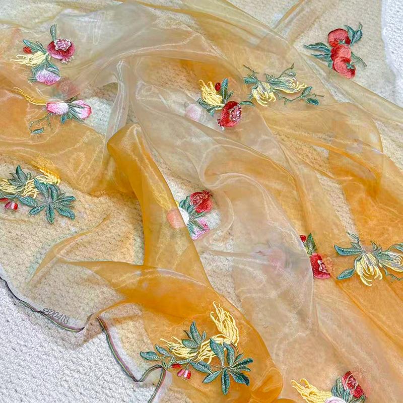 1M Chinese Style Embroidery Fabric Gradient Pomegranate Honeysuckle Designer Fabric DIY Sewing Hanfu Cheongsam Dresses Costume 100 x 150cm
1M Chinese Style Embroidery Fabric Gradient Pomegranate Honeysuckle Designer Fabric DIY Sewing Hanfu Cheongsam Dresses Costume 100 x 150cm