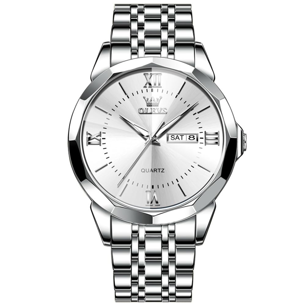 OLEVS Stainless Steel Date Water Resistant to 10 Available in and Perfect as a Day Gift or Job Offer Gift Men s Watch, Band, Display, Chronograph,
OLEVS Stainless Steel Date Water Resistant to 10 Available in and Perfect as a Day Gift or Job Offer Gift Men s Watch, Band, Display, Chronograph,