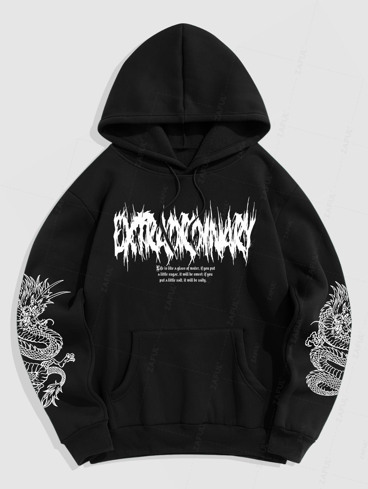 ZAFUL Men s Oriental Letter Dragon Graphic Printed Thermal Fleece-lined Kangaroo Pocket Pullover Hoodie M чёрный
ZAFUL Men s Oriental Letter Dragon Graphic Printed Thermal Fleece-lined Kangaroo Pocket Pullover Hoodie M чёрный
