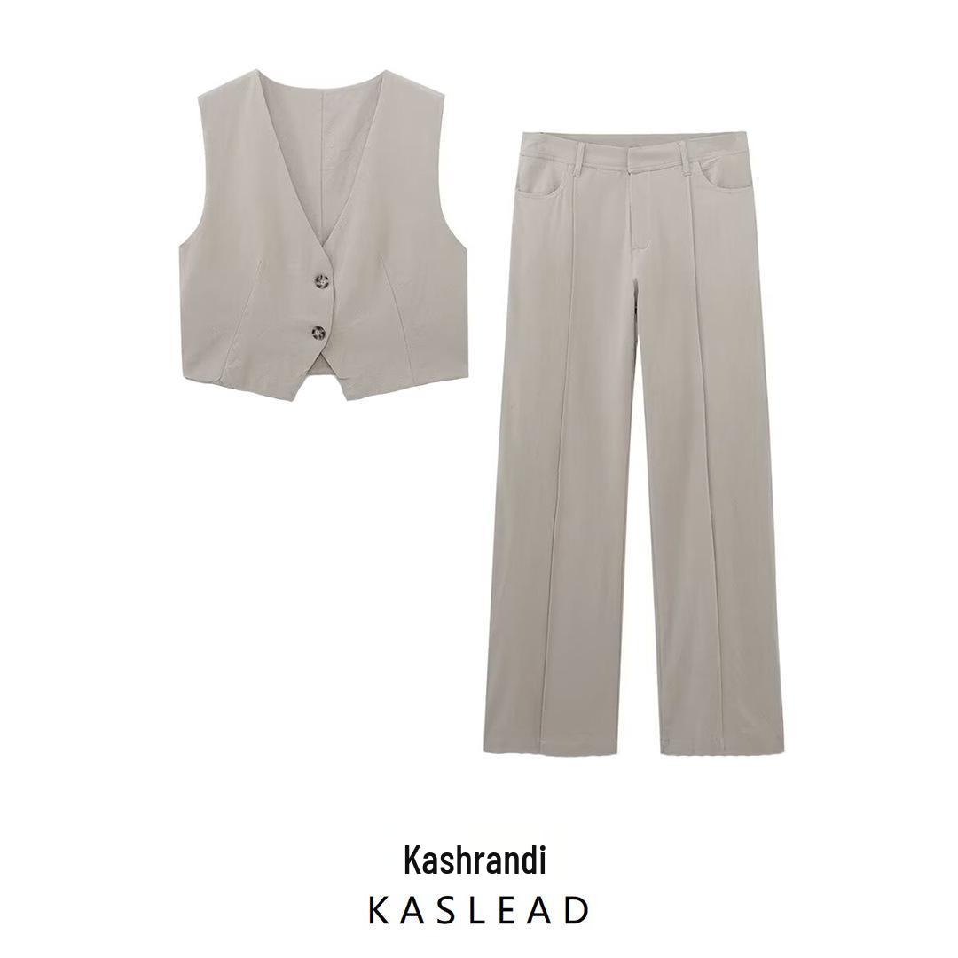 2025 Spring Women s European & American Style Linen Crop Top & Casual Pants Set XS
2025 Spring Women s European & American Style Linen Crop Top & Casual Pants Set XS