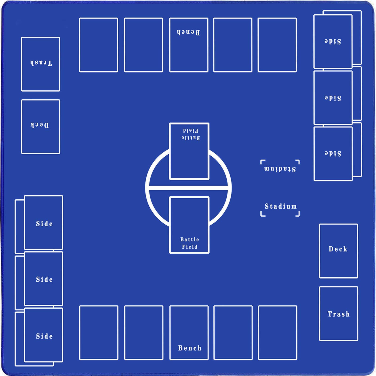 Карточная игра Игровой коврик для карточной игры полного размера для 2 Резиновый игровой коврик Стартовый Хранение 60 x 60 см Коврик, Игроки, Коврик, Набор, Противоскользящий, Сумка, (синий) синий
Карточная игра Игровой коврик для карточной игры полного размера для 2 Резиновый игровой коврик Стартовый Хранение 60 x 60 см Коврик, Игроки, Коврик, Набор, Противоскользящий, Сумка, (синий) синий
