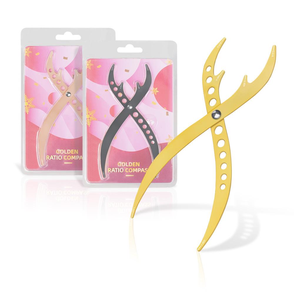Second-Generation Tri-Color Equidistant Scale for Balanced Eyebrow Shaping Design золотий
Second-Generation Tri-Color Equidistant Scale for Balanced Eyebrow Shaping Design золотий