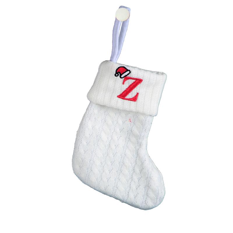 Kids Embroidered White Knit Christmas Stocking - Holiday Decor
Kids Embroidered White Knit Christmas Stocking - Holiday Decor