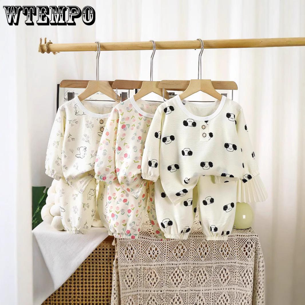 Children s Home Suit Set Cartoon Loose Long Sleeved Air-conditioned Suit for Boys and Girls Two-piece Set 100
Children s Home Suit Set Cartoon Loose Long Sleeved Air-conditioned Suit for Boys and Girls Two-piece Set 100