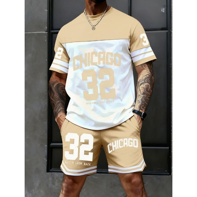 Summer Trendy Crew Neck Short-sleeve & Shorts Set, Quick-drying Fabric S
Summer Trendy Crew Neck Short-sleeve & Shorts Set, Quick-drying Fabric S