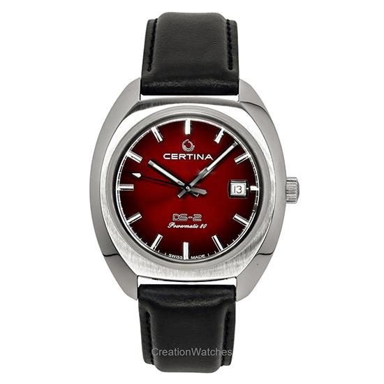 Certina DS-2 Шкіряний ремінець Червоний циферблат Автоматичний Дайверський C024.407.17.421.00 200M Чоловічий годинник червоний
Certina DS-2 Шкіряний ремінець Червоний циферблат Автоматичний Дайверський C024.407.17.421.00 200M Чоловічий годинник червоний