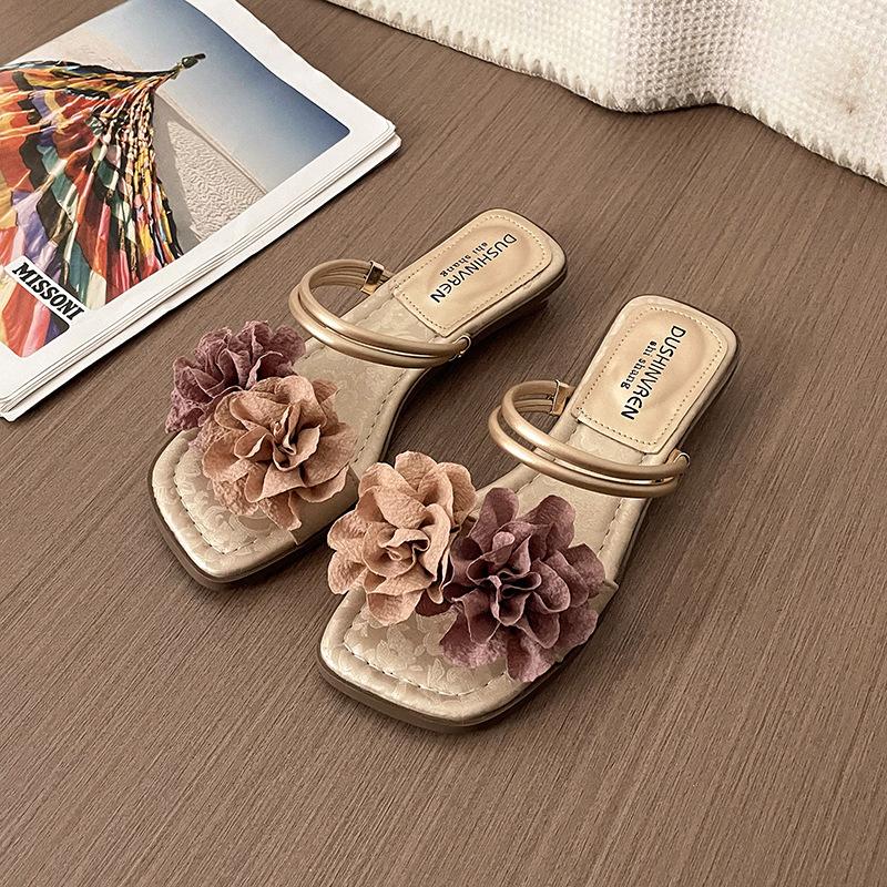 Ретро цветок с юбкой женская верхняя одежда лето новый повседневный и удобный сланцы на одно слово для отпуска 40 шампанского
Ретро цветок с юбкой женская верхняя одежда лето новый повседневный и удобный сланцы на одно слово для отпуска 40 шампанского