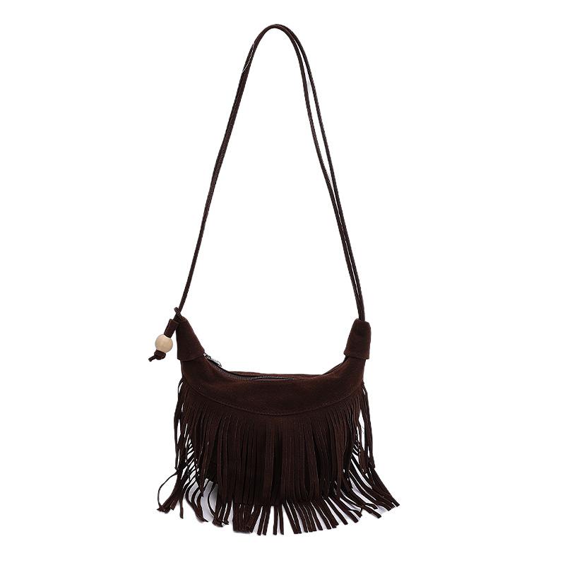 Retro tassel bag women s new autumn and winter commuter denim style underarm bag matte shoulder messenger bag
Retro tassel bag women s new autumn and winter commuter denim style underarm bag matte shoulder messenger bag