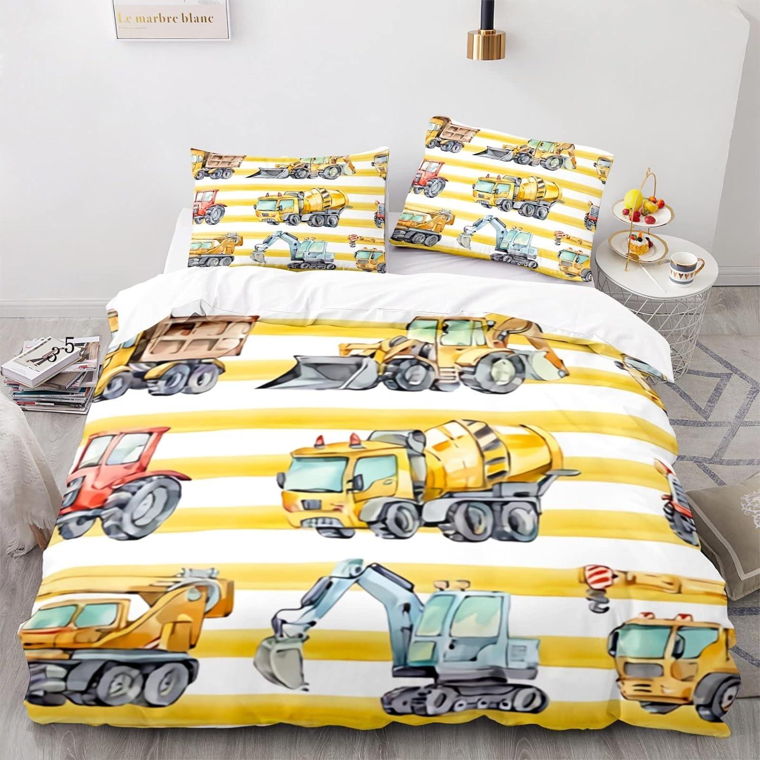 New Boys Tractor Quilt Cover Set Duvet Cover Farm Truck Bedding Comforter Holiday Gift for Kids EU Twin 135x200cm
New Boys Tractor Quilt Cover Set Duvet Cover Farm Truck Bedding Comforter Holiday Gift for Kids EU Twin 135x200cm