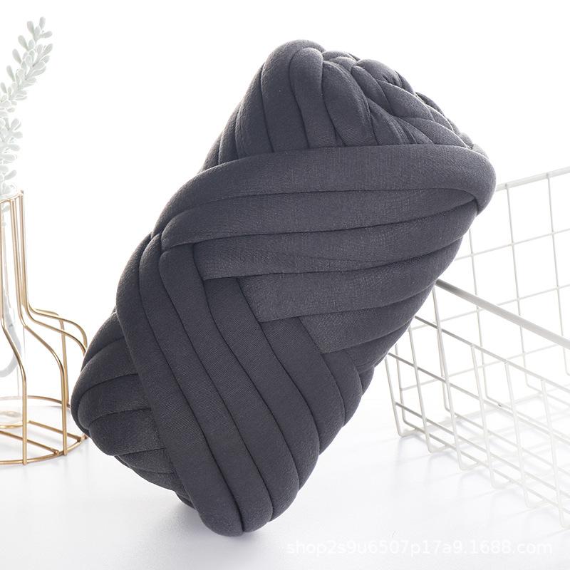 Рукоделие Вязание крючком Пряжа Толстая ручная вязка Одеяло своими руками Гнездо для собак и кошек Обернутая кровать Очень толстые полоски ткани Dunking Heart Шерстяная пряжа Клубок 250g