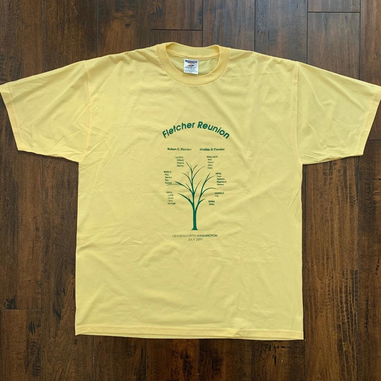 Leavenworth Washington Vintage T Shirt Seattle July 2001 Y2K Fletcher Reunion 2XL
Leavenworth Washington Vintage T Shirt Seattle July 2001 Y2K Fletcher Reunion 2XL