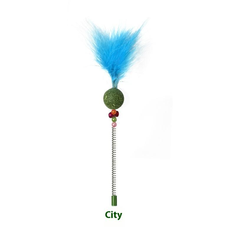 Feather Flower Spring Catnip Ball Cat Interactive Toy Cat Rocking Ball Stick Spring Toy Cat Catcher Teaser Stick Toy Pet Supplie
Feather Flower Spring Catnip Ball Cat Interactive Toy Cat Rocking Ball Stick Spring Toy Cat Catcher Teaser Stick Toy Pet Supplie