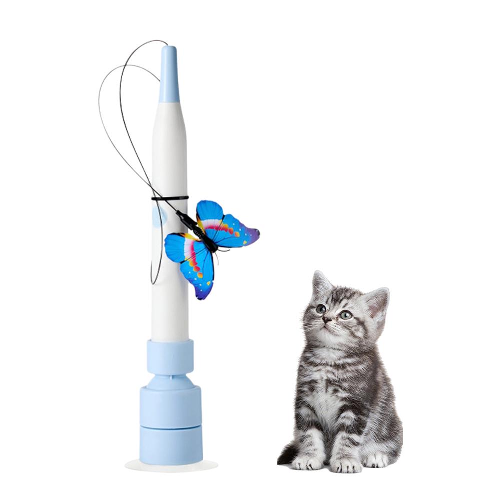 Automatic Cat Teaser Switchable Butterfly Pattern Cat Teasing Stick 360° Swivel Self-hilarity Relieves Interactive Pet Cat Toy
Automatic Cat Teaser Switchable Butterfly Pattern Cat Teasing Stick 360° Swivel Self-hilarity Relieves Interactive Pet Cat Toy