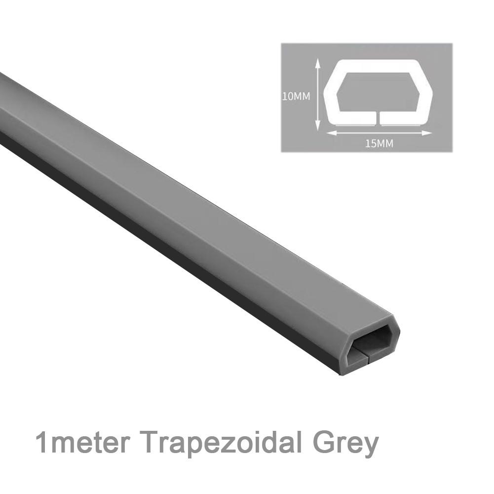 Cable Management Cord Hider Floor Cord Cover Length 1 Meter Pet Friendly Design Trapezoidal Gray
Cable Management Cord Hider Floor Cord Cover Length 1 Meter Pet Friendly Design Trapezoidal Gray