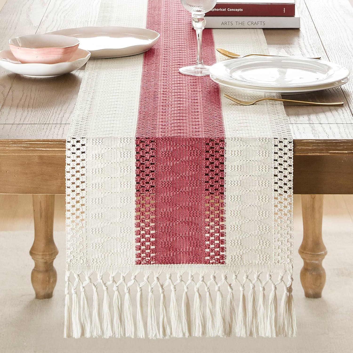 Temu Hot-Selling Woven Tassel Table Runner - Thick Crochet Tablecloth for Party Decorations 30*50cm with Tassels, ~65g
Temu Hot-Selling Woven Tassel Table Runner - Thick Crochet Tablecloth for Party Decorations 30*50cm with Tassels, ~65g