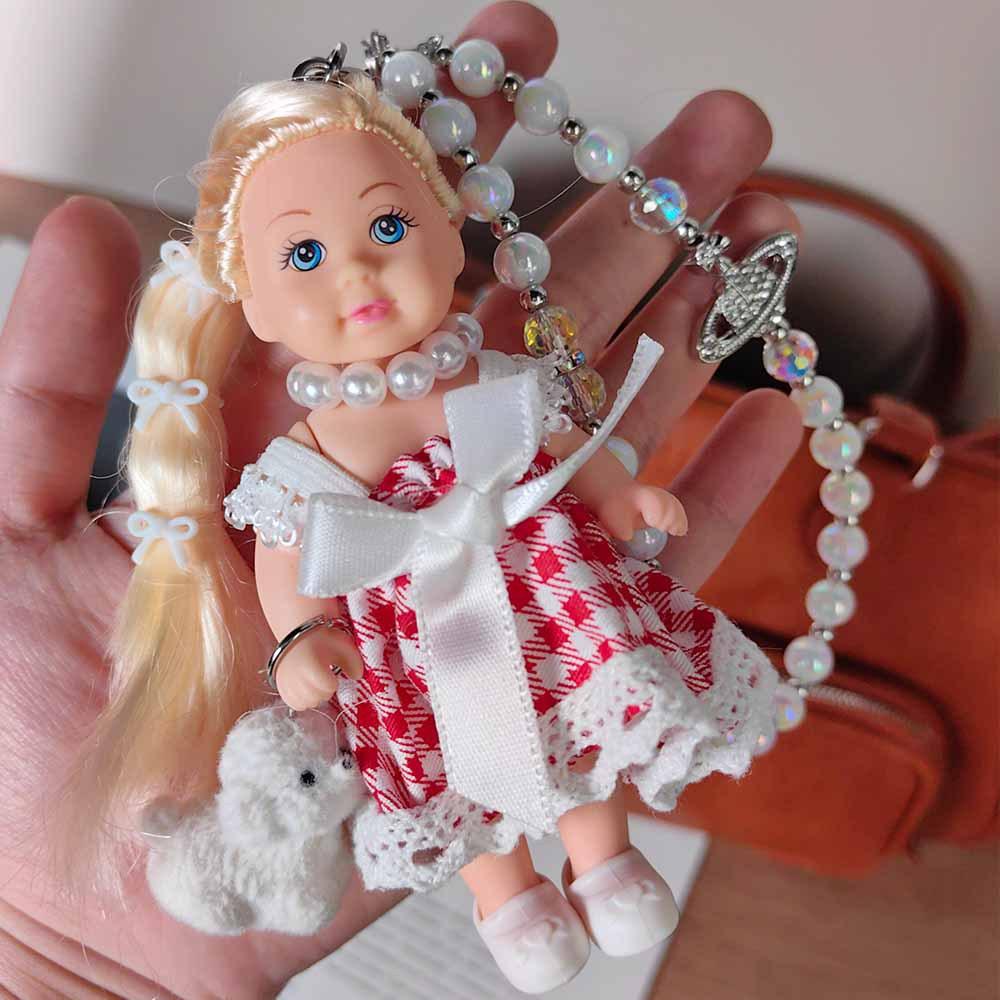 11.5cm Cute Sweet Bow Mini Princess Doll Keychain Pendant Creative Children Birthday Gift Pretty Princess Doll Dress Up Toys
11.5cm Cute Sweet Bow Mini Princess Doll Keychain Pendant Creative Children Birthday Gift Pretty Princess Doll Dress Up Toys