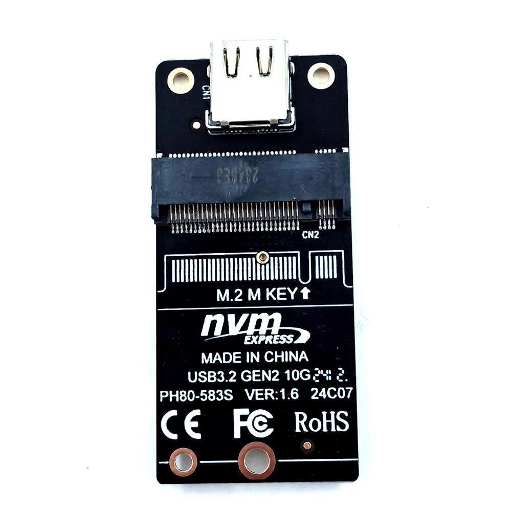 M.2 To Type-C HDD Case Adapter Board JMS583 Chip Hard Disk Enclosure Adapter Card 10Gbps Support 2230 2242 2260 2280 Size SSD
M.2 To Type-C HDD Case Adapter Board JMS583 Chip Hard Disk Enclosure Adapter Card 10Gbps Support 2230 2242 2260 2280 Size SSD