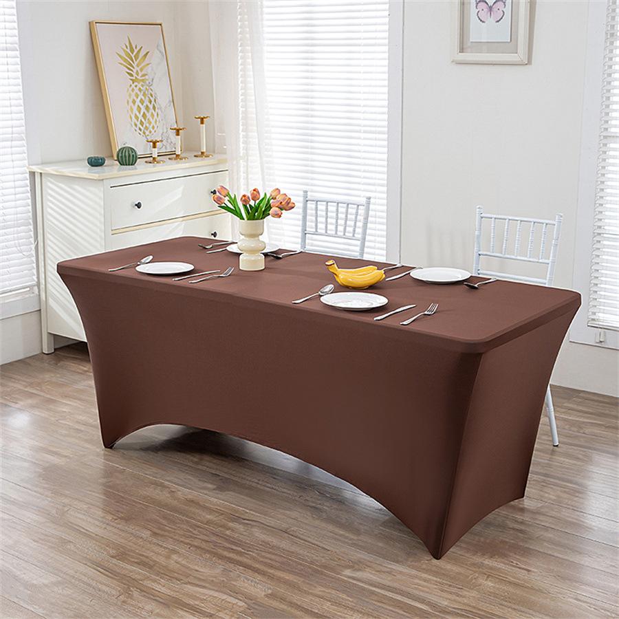 Stretch Table Cover Outdoor Party Wedding Rectangular Elastic Elastane Tablecloth Cocktail Table Cover Tablecloth 4FT【122*76*76CM】 темно-коричневого
Stretch Table Cover Outdoor Party Wedding Rectangular Elastic Elastane Tablecloth Cocktail Table Cover Tablecloth 4FT【122*76*76CM】 темно-коричневого