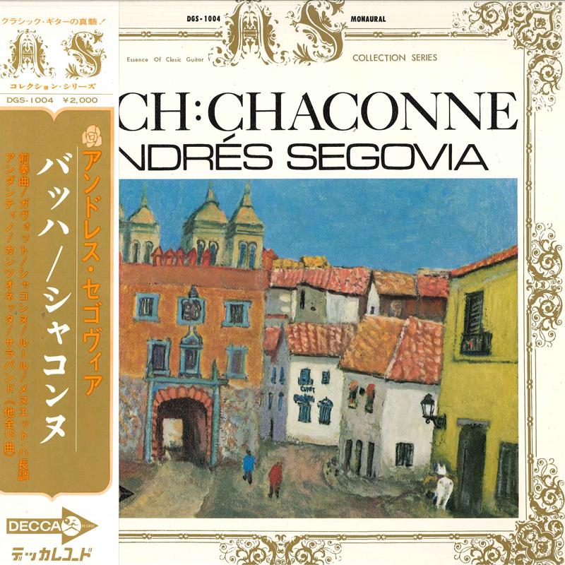 LP Record ANDRES SEGOVIA(GUITAR) - Bach/Chaconne DGS1004 TEICHIKU Japan Obi Classical Used
LP Record ANDRES SEGOVIA(GUITAR) - Bach/Chaconne DGS1004 TEICHIKU Japan Obi Classical Used