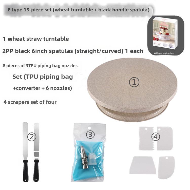 Набор для украшения торта из пшеничной соломы - вращающийся инструмент для выпечки для проектов «сделай сам»
Набор для украшения торта из пшеничной соломы - вращающийся инструмент для выпечки для проектов «сделай сам»