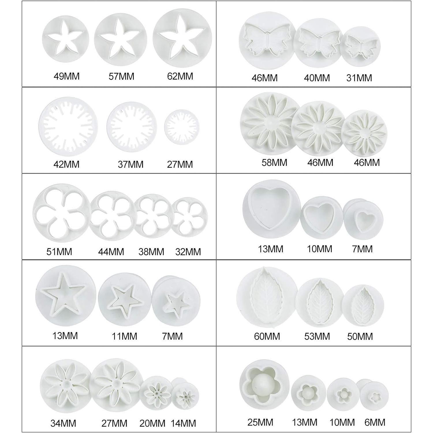 33 шт., формочки для помадки, плунжерные формочки для печенья, снежинка, цветок, лист, бабочка, инструменты для моделирования глазури для украшения торта, сахарного ремесла 33 Pcs
33 шт., формочки для помадки, плунжерные формочки для печенья, снежинка, цветок, лист, бабочка, инструменты для моделирования глазури для украшения торта, сахарного ремесла 33 Pcs