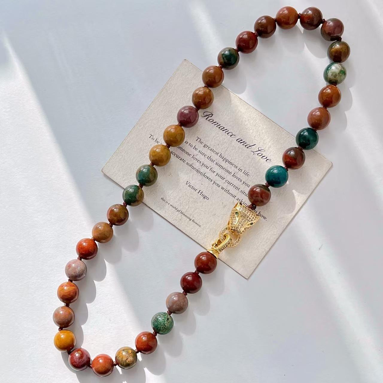 Vintage High Quality Natural Alxa Stone Collarbone Chain Necklace Sweater Chain
Vintage High Quality Natural Alxa Stone Collarbone Chain Necklace Sweater Chain