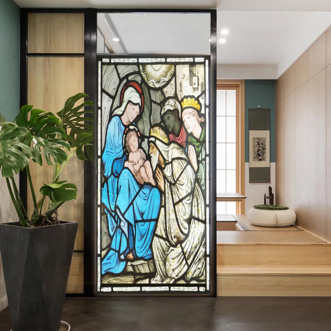 Church Stained Glass Decals Window Film Privacy Heat Insulation and Anti UV Blocking Static Cling Window Sticker for Home J39 (as the picture,40x100cm WxH)
Church Stained Glass Decals Window Film Privacy Heat Insulation and Anti UV Blocking Static Cling Window Sticker for Home J39 (as the picture,40x100cm WxH)