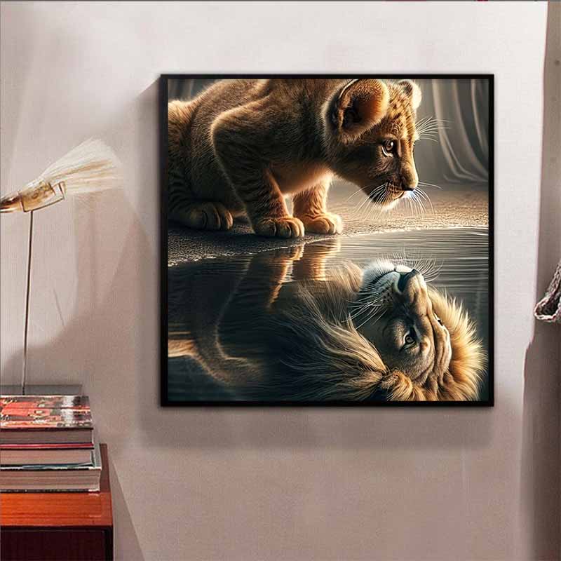 New Arrival 5D DIY Full Circle Diamond Painting Lion Reflection Embroidery Cross Stitch Home Decor Gift 20x20cm
New Arrival 5D DIY Full Circle Diamond Painting Lion Reflection Embroidery Cross Stitch Home Decor Gift 20x20cm