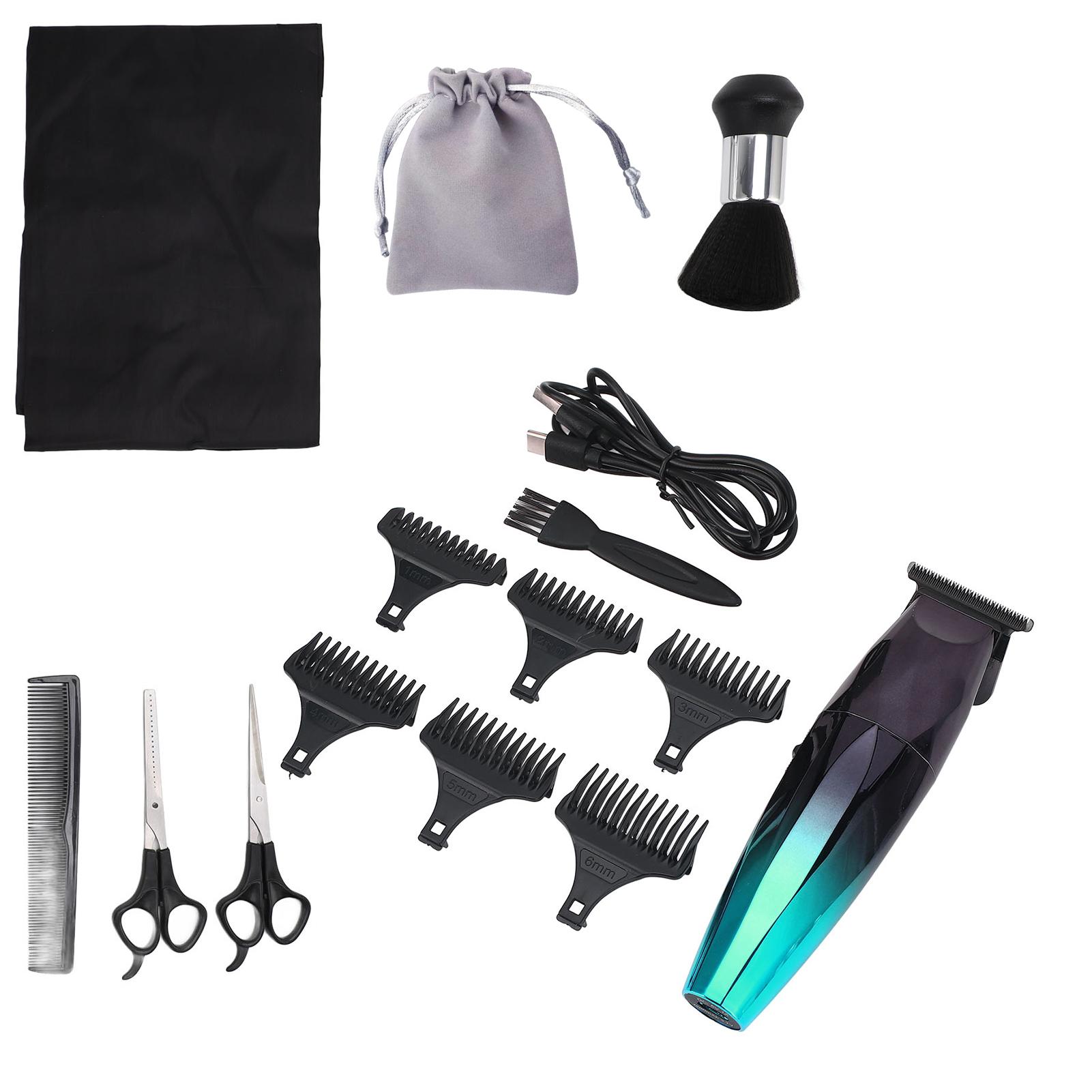 Electric Hair Clipper Men Grooming Kit Type C Charging 1500mAh Battery Cordless Hair Clipper for Men Green Gradient
Electric Hair Clipper Men Grooming Kit Type C Charging 1500mAh Battery Cordless Hair Clipper for Men Green Gradient