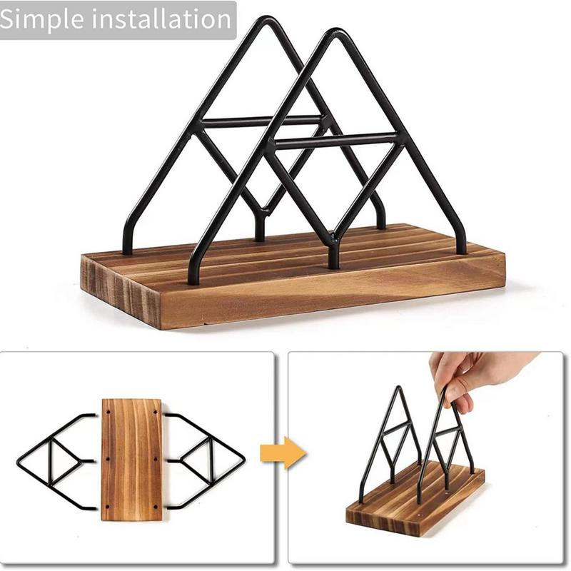 Iron Standing Napkin Dispenser Wood Napkins Holder with Metal Wire Standing Napkin Holder for Table Kitchen Elegant Paper Holder China Mainland
Iron Standing Napkin Dispenser Wood Napkins Holder with Metal Wire Standing Napkin Holder for Table Kitchen Elegant Paper Holder China Mainland