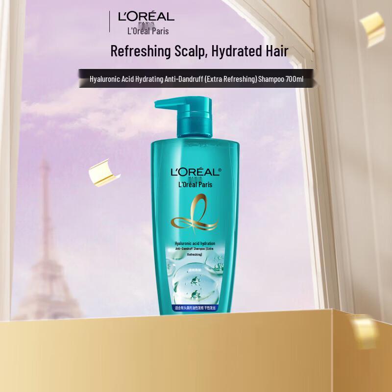 L Oréal Hyaluronic Acid Hydrating Anti-Dandruff Shampoo
L Oréal Hyaluronic Acid Hydrating Anti-Dandruff Shampoo
