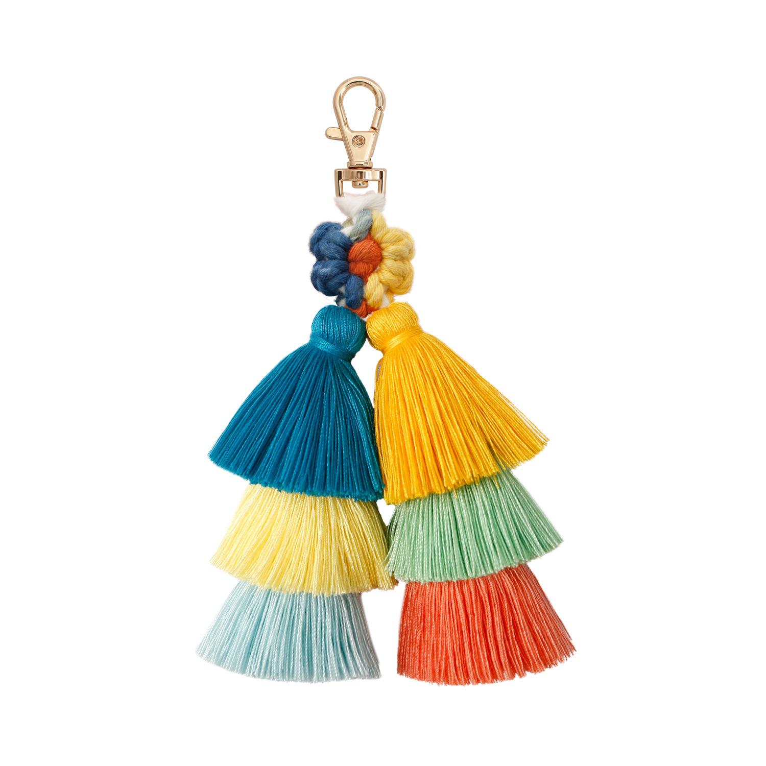 Ethnic Style Holder Chic Hair Ball Creative Tassels Colorful Bags Pendants Decorative Gift Accessories
Ethnic Style Holder Chic Hair Ball Creative Tassels Colorful Bags Pendants Decorative Gift Accessories