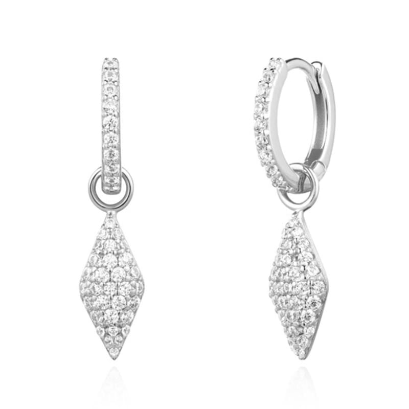 ANIA HAIE Silver Pave Sparkle 925 Silver Ring Earrings E061-13H single type
ANIA HAIE Silver Pave Sparkle 925 Silver Ring Earrings E061-13H single type