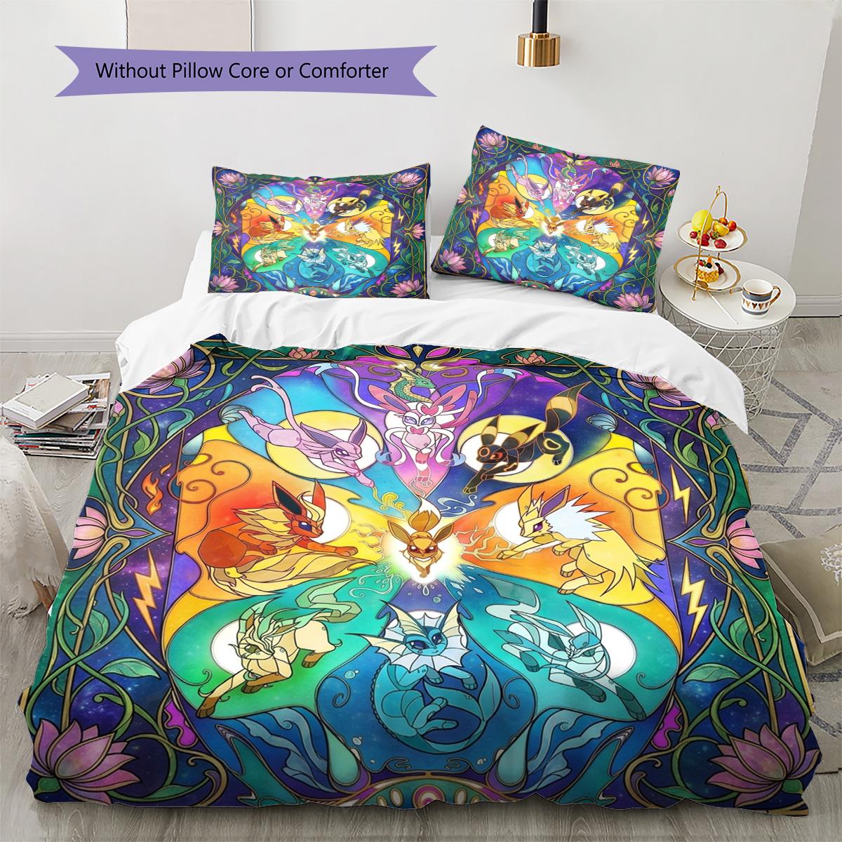 Pokemon Pikachu Pattern Bedding Quilt Set Quilt Cover Pillowcase Home Decoration Birthday Gift (1 * duvet cover + 2 * pillowcase, without core) 135x200cm
Pokemon Pikachu Pattern Bedding Quilt Set Quilt Cover Pillowcase Home Decoration Birthday Gift (1 * duvet cover + 2 * pillowcase, without core) 135x200cm