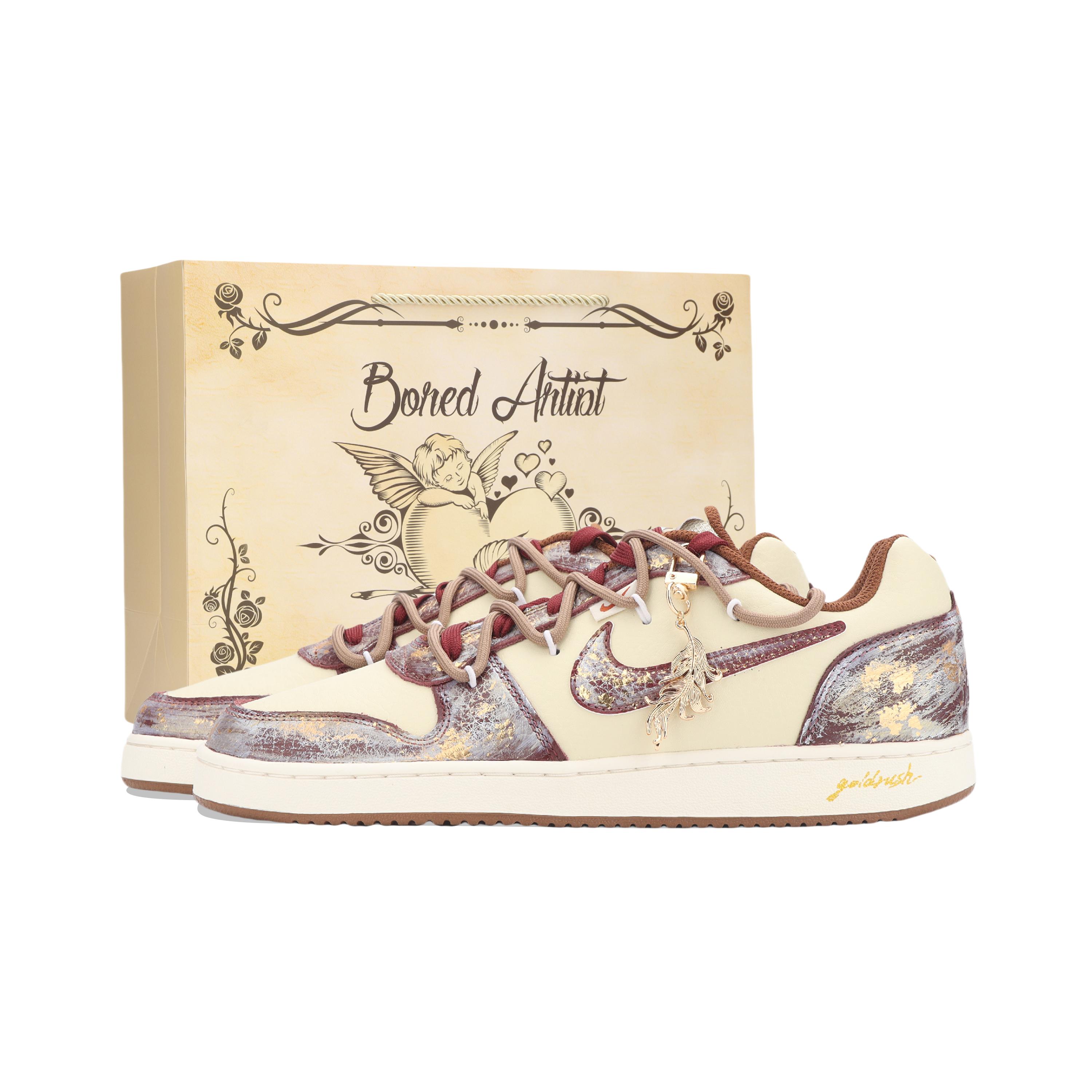 Nike EBERNON Gold Rush, Art Decoration Abrasion Resistant Low top Skateboard Shoes Unisex Ecru Gold IB4644-261(Team1390-) 43
Nike EBERNON Gold Rush, Art Decoration Abrasion Resistant Low top Skateboard Shoes Unisex Ecru Gold IB4644-261(Team1390-) 43