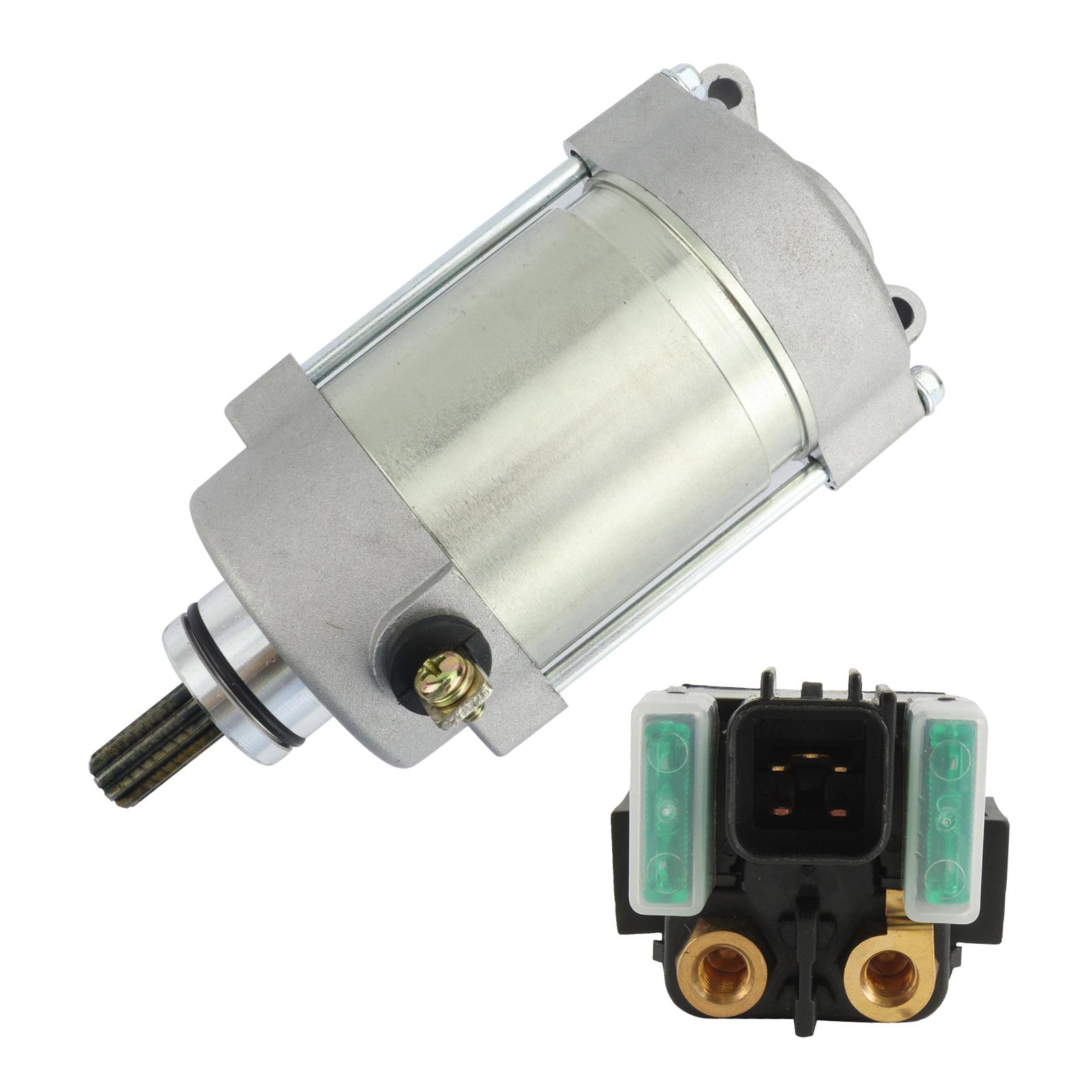 Electrical Starter Motor And Relay For YAMAHA FJR1300A FJR1300AS FJR1300AE FJR1300D-AS FJR1300D-AE Replace OEM NO.1MC-81890-01 2 PCS Set
Electrical Starter Motor And Relay For YAMAHA FJR1300A FJR1300AS FJR1300AE FJR1300D-AS FJR1300D-AE Replace OEM NO.1MC-81890-01 2 PCS Set