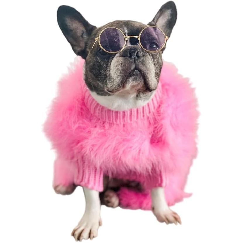 OUSHOP Пуловер для маленькой собаки Милое пушистое пальто Вязаный свитер с воротником-стойкой из перьев Теплая одежда для холодной погоды,Розовый,M S розовый
OUSHOP Пуловер для маленькой собаки Милое пушистое пальто Вязаный свитер с воротником-стойкой из перьев Теплая одежда для холодной погоды,Розовый,M S розовый