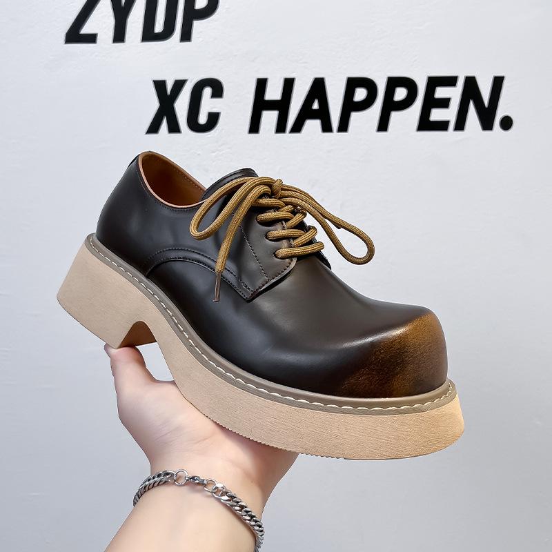 Men s Stylish Leather Derby Shoes - Thick Sole, British Style, Casual Height Increasing Formal Wear 9544-A 43
Men s Stylish Leather Derby Shoes - Thick Sole, British Style, Casual Height Increasing Formal Wear 9544-A 43
