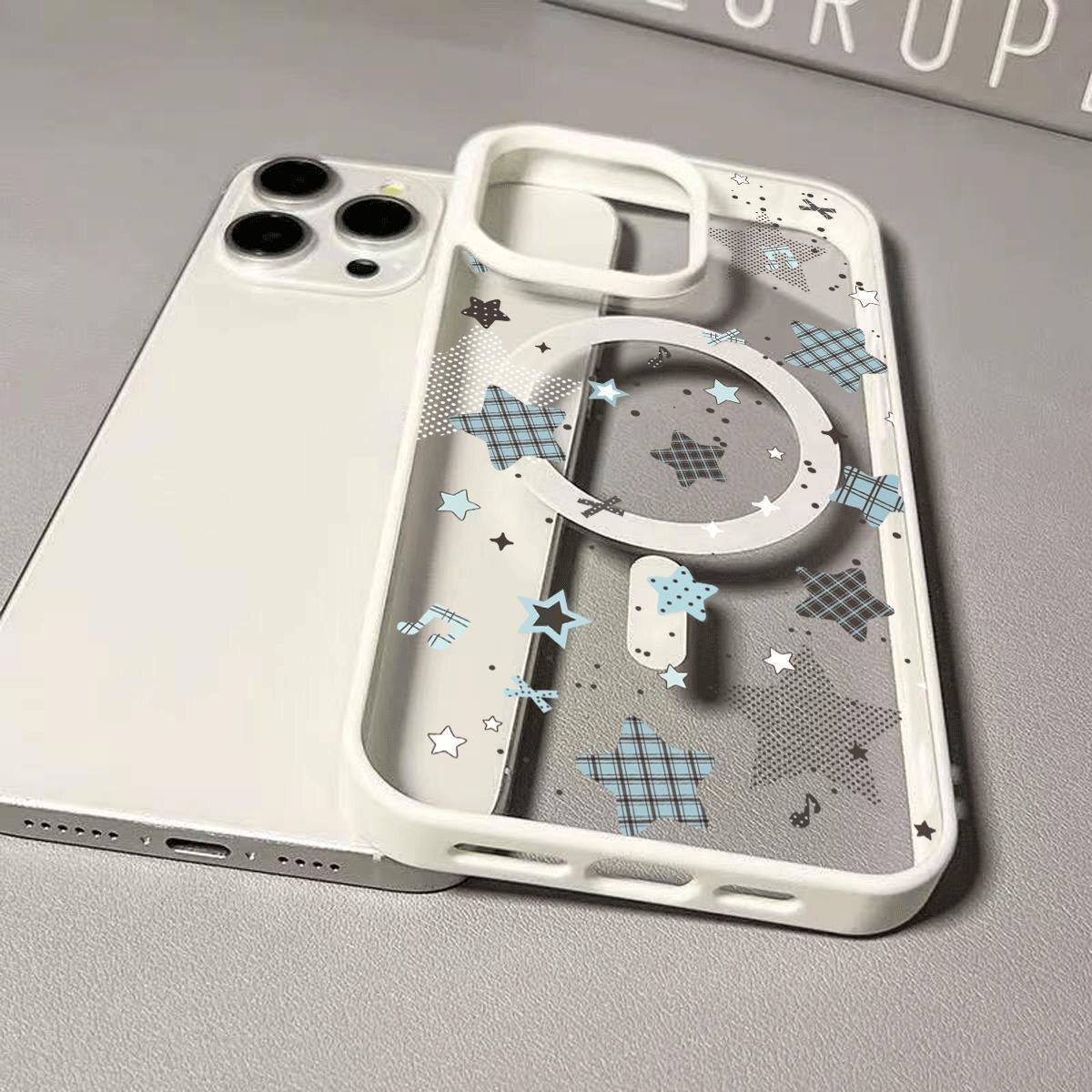 Grid Star Magnetic Phone Case for iPhone 17 - Frosted Soft Edge, Personalized Design for 13, 14, 16Promax Models iPhone 7/8
Grid Star Magnetic Phone Case for iPhone 17 - Frosted Soft Edge, Personalized Design for 13, 14, 16Promax Models iPhone 7/8