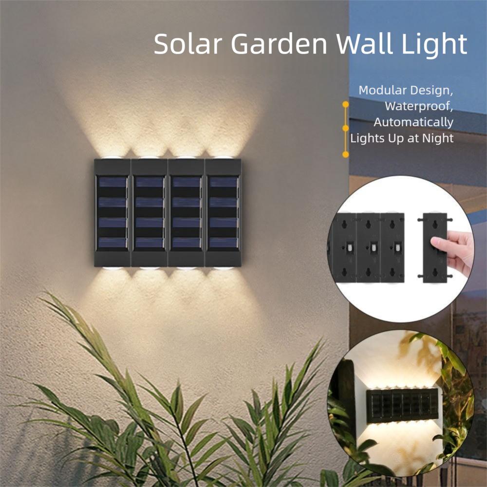 2pcs 16 LED Solar Lights Convex Mirror White Warm Light Wall Washer Light Up and Down Lighting Ambient Wall Lights
2pcs 16 LED Solar Lights Convex Mirror White Warm Light Wall Washer Light Up and Down Lighting Ambient Wall Lights