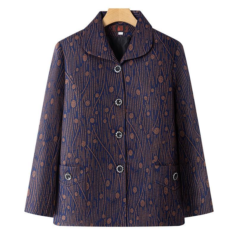 Autumn women s top with lining, year 0 thin coat, old lady lapel gown 5XL (145-80kg recommended)
Autumn women s top with lining, year 0 thin coat, old lady lapel gown 5XL (145-80kg recommended)