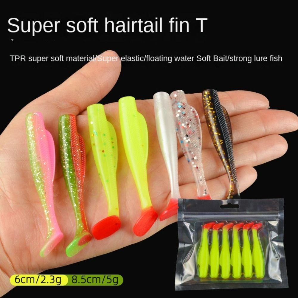 1 pack Soft Worm T-Tail Swim Lures Silicone Soft Lure Silicone Bait Sea Equipment 6cm-style 3
1 pack Soft Worm T-Tail Swim Lures Silicone Soft Lure Silicone Bait Sea Equipment 6cm-style 3