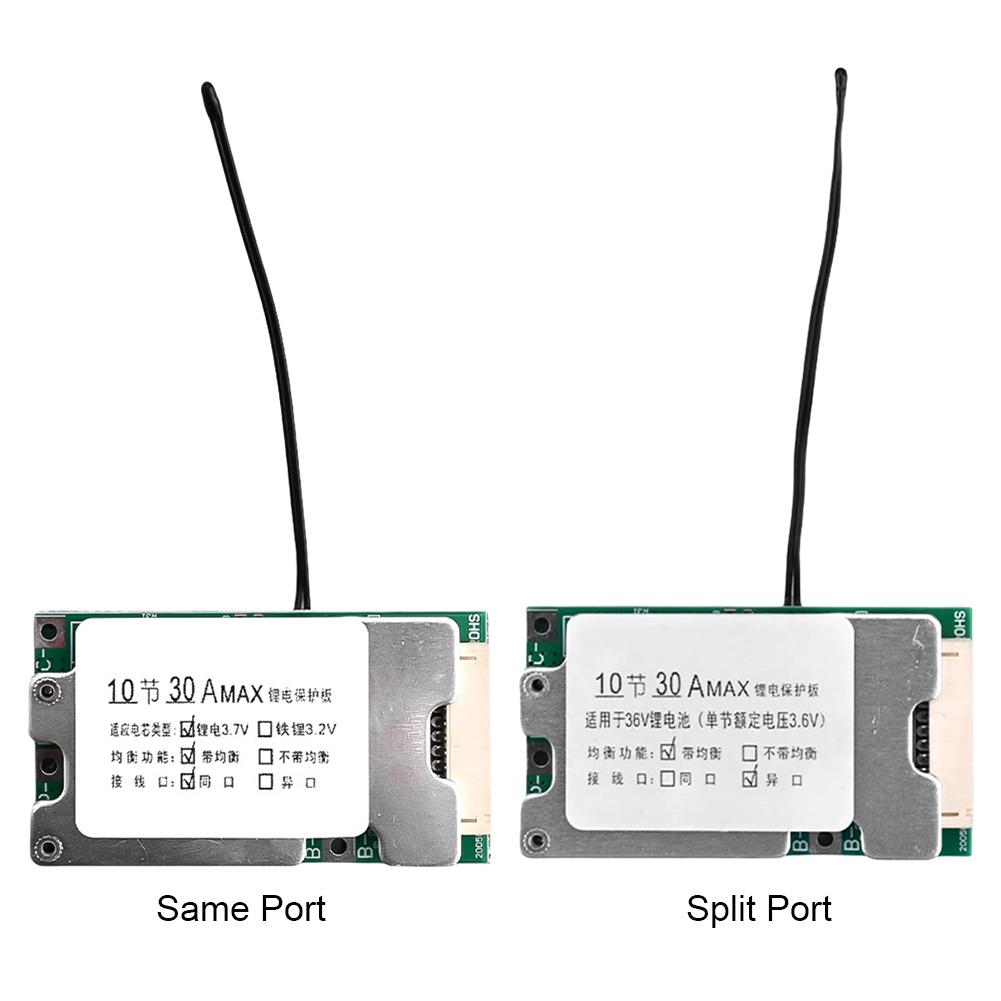 10S 36V 30A Плата зарядки літієвої батареї BMS PCB 18650 Плата збалансованого захисту батареї Літій-іонна батарея для електричного автомобіля Split Port
10S 36V 30A Плата зарядки літієвої батареї BMS PCB 18650 Плата збалансованого захисту батареї Літій-іонна батарея для електричного автомобіля Split Port