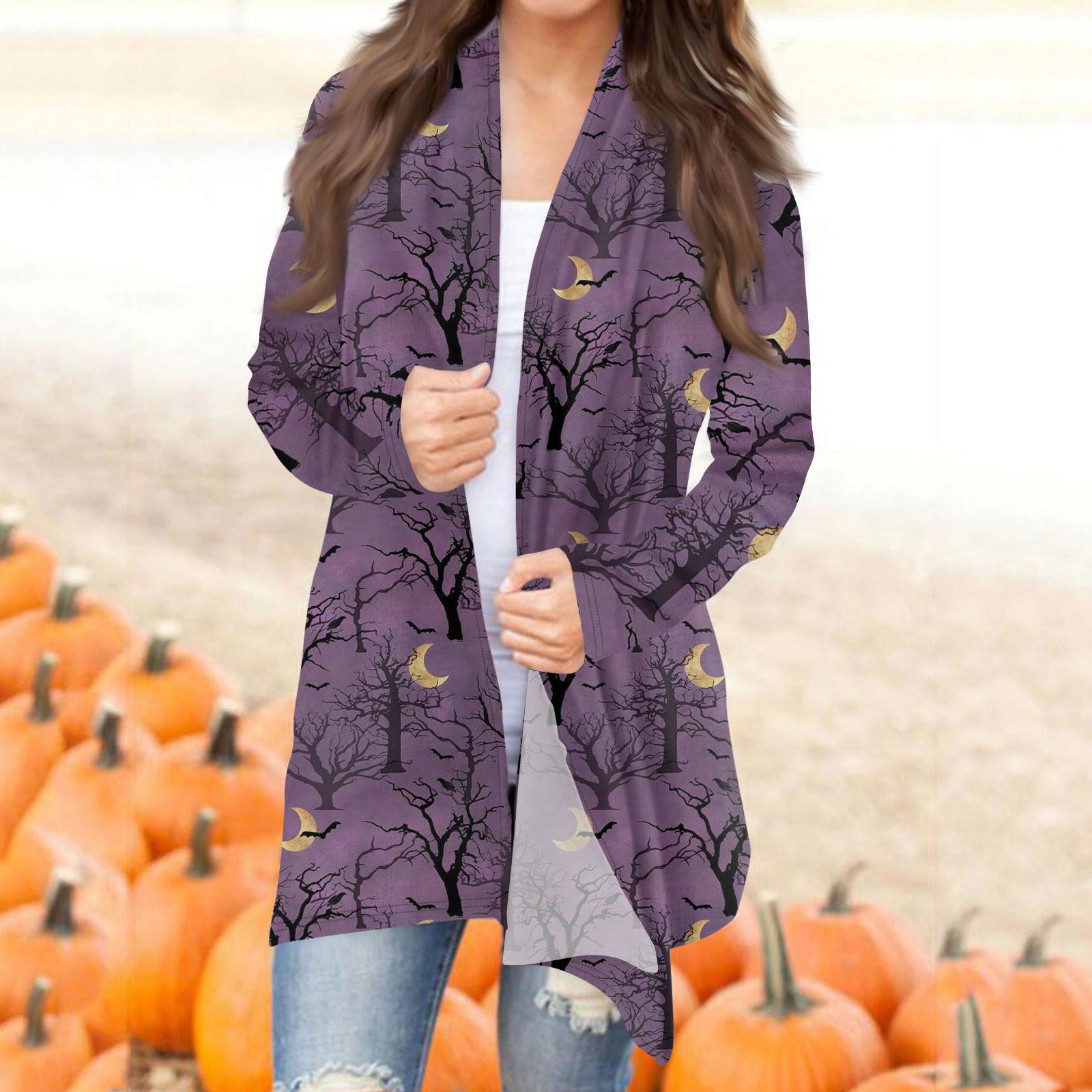 Жіноча модна повсякденна куртка-кардиган середньої довжини з принтом на Хеллоуїн XXXL
Жіноча модна повсякденна куртка-кардиган середньої довжини з принтом на Хеллоуїн XXXL