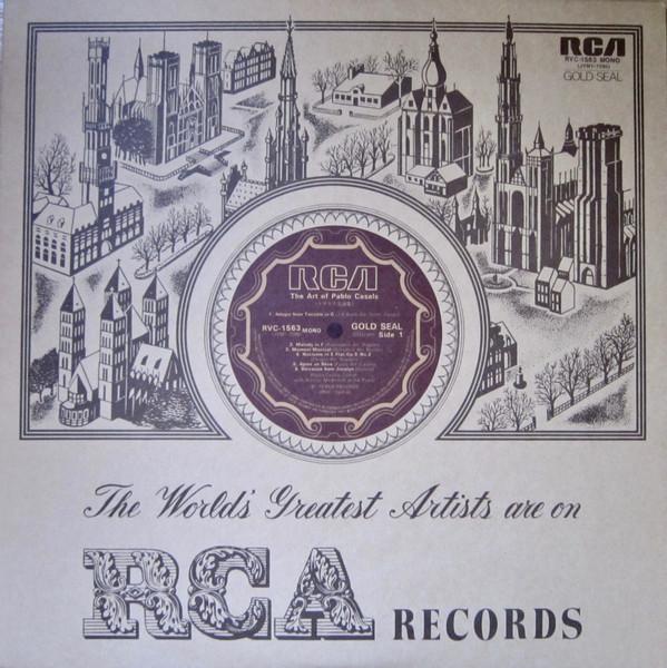 LP Record PABLO CASALS The Art Of Pablo Casals RCV1563 RCAGOLD SEAL 1979 Japan Obi Classical Used
LP Record PABLO CASALS The Art Of Pablo Casals RCV1563 RCAGOLD SEAL 1979 Japan Obi Classical Used