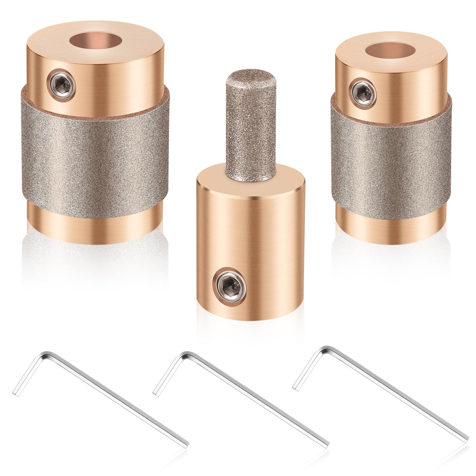 3Pcs Stained Glass Bits Set 1in 3/4in 1/4in Glass Diamond Grinder Bits Kit Abrasive Stained Ceramic Drill Bit Glass Grinder Head
3Pcs Stained Glass Bits Set 1in 3/4in 1/4in Glass Diamond Grinder Bits Kit Abrasive Stained Ceramic Drill Bit Glass Grinder Head