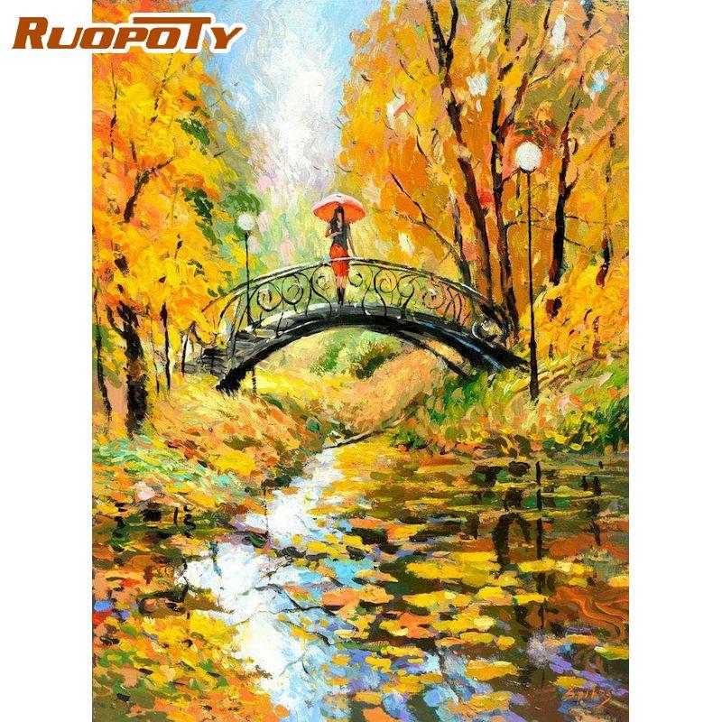 Ruopoty безрамные картины «сделай сам» по номерам, осенние пейзажи, современное настенное искусство, акриловая краска на холсте для домашнего декора 40x50 см
Ruopoty безрамные картины «сделай сам» по номерам, осенние пейзажи, современное настенное искусство, акриловая краска на холсте для домашнего декора 40x50 см
