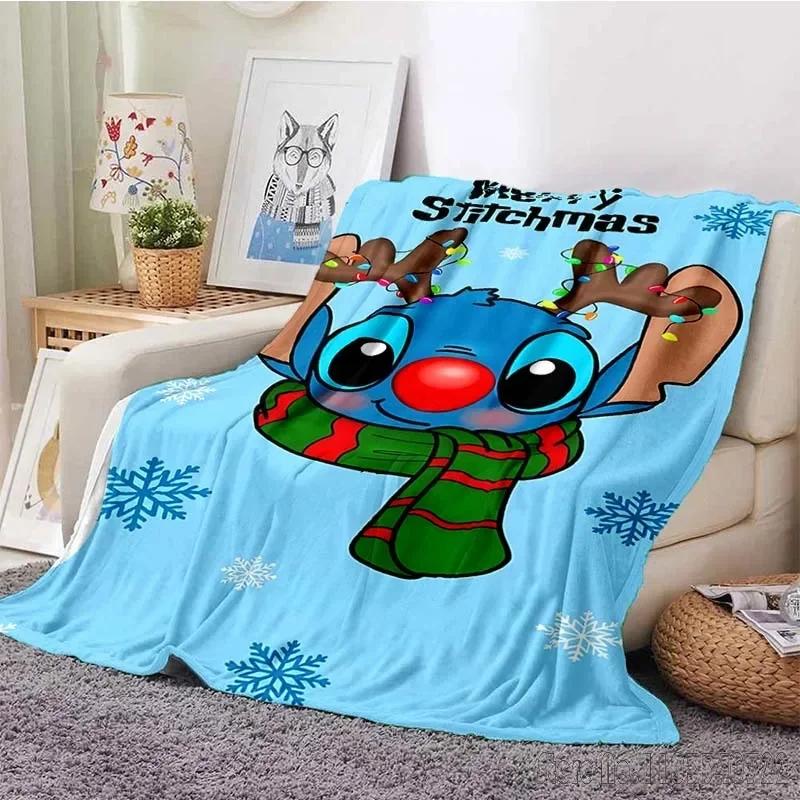 Disney Stitch Christmas Printed Blanket for Home Travel Sofa Soft and Comfortable Blanket for Adults and Children Holiday Gifts Flannel 70x100cm
Disney Stitch Christmas Printed Blanket for Home Travel Sofa Soft and Comfortable Blanket for Adults and Children Holiday Gifts Flannel 70x100cm
